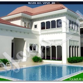 3D Artwork and Design: The Palm Jumeirah Villa
